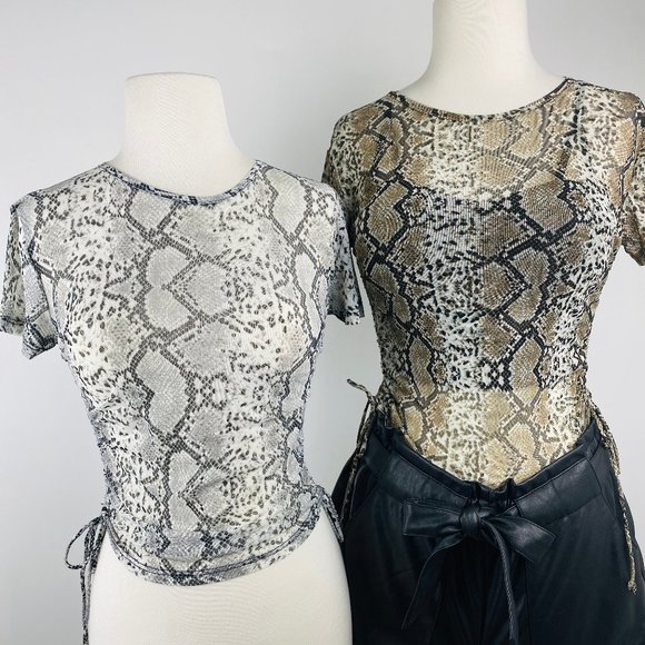 Wild at heart Snake Print Top - Picture 1 of 4